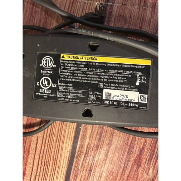 Chevy Volt Voltec Intertek Charger Level 1 EVSE j1772 EV Charging Cord - Picture 5 of 11